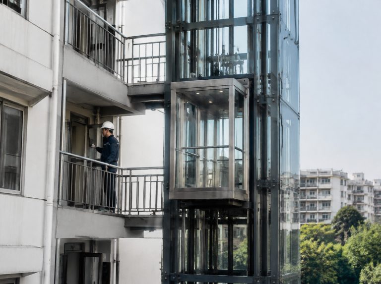 克孜勒苏柯尔克孜自治州旧楼加建观光电梯